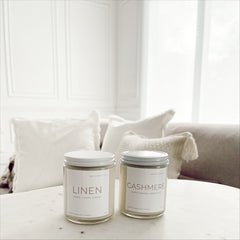White Jasmine + Ozone Luxury Soy Candle