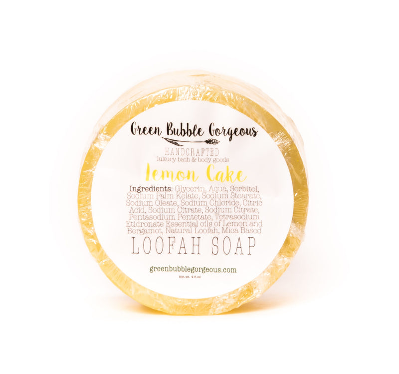 Lemon Cake Loofah Soap