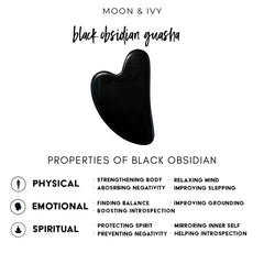 Black Obsidian GuaSha Board