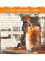 Adaptogenic Mushroom Coffee For Mind & Body - Lion’s Mane, Reishi & Cordyceps