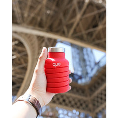 20oz Collapsible Water Bottle - Bonfire Red