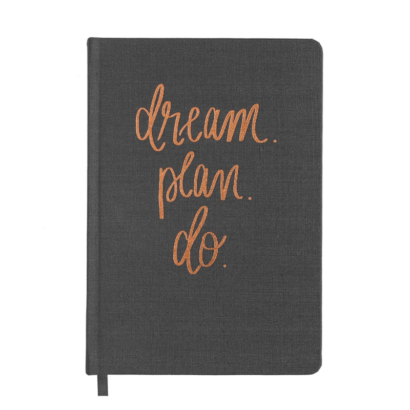 She Turned Her Dreams Into Plans Journal Fabric Journal