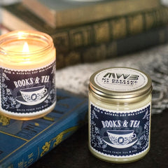 Books and Tea Soy Candle