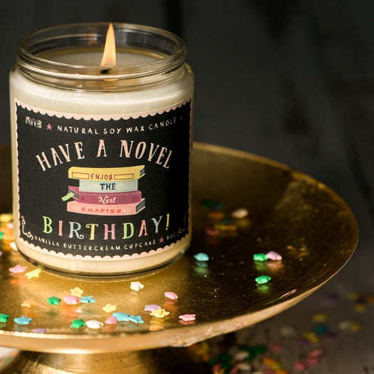 Have a Novel Birthday Candle